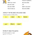 English As Second Language Worksheets Language Worksheets