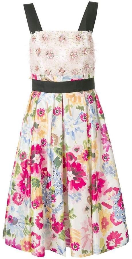 Escada Floral print Dress Print Dress Day Dresses Floral Print Dress