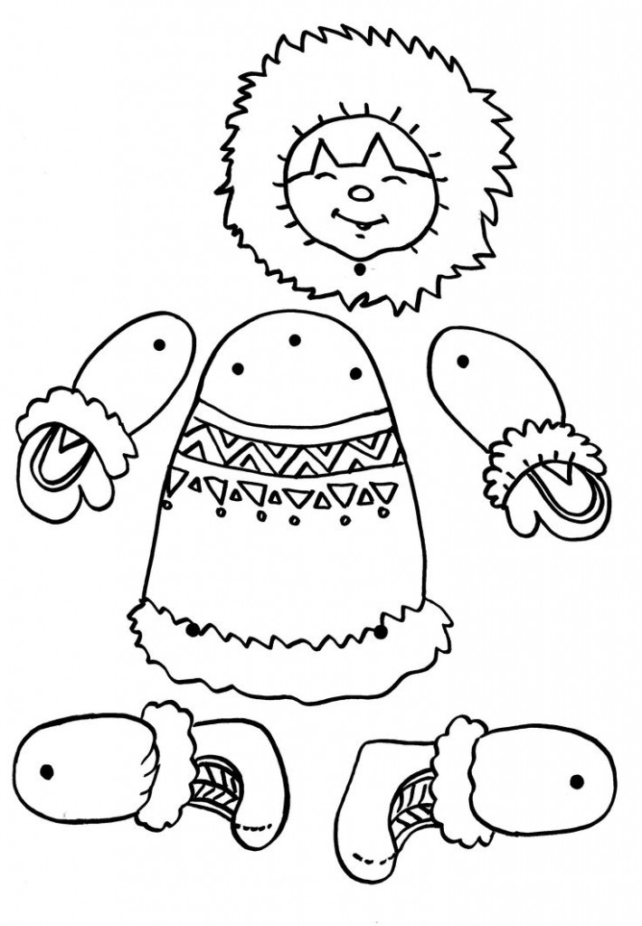 printable eskimo craft