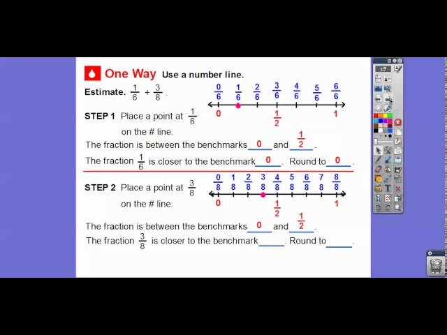 Estimate Fraction Sums And Differences Lesson 6 3 YouTube