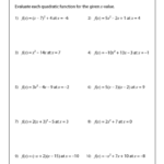 Evaluating Functions Puzzle Activity Math Love Worksheets Library