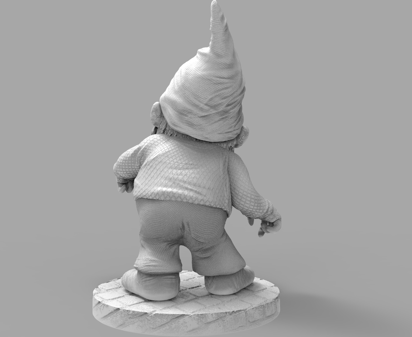 garden gnome print