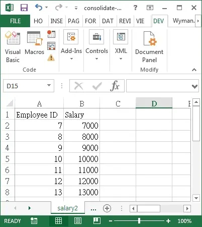 how to consolidate worksheets in excel