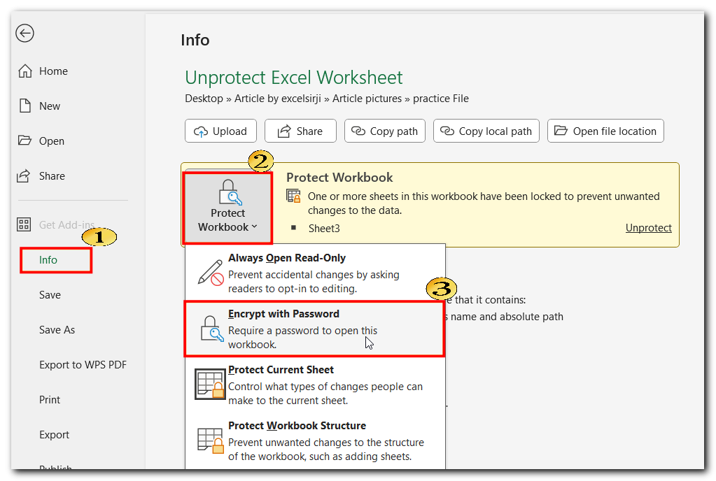 ExcelSirJi Unprotect Excel Worksheet 4 Easy Methods