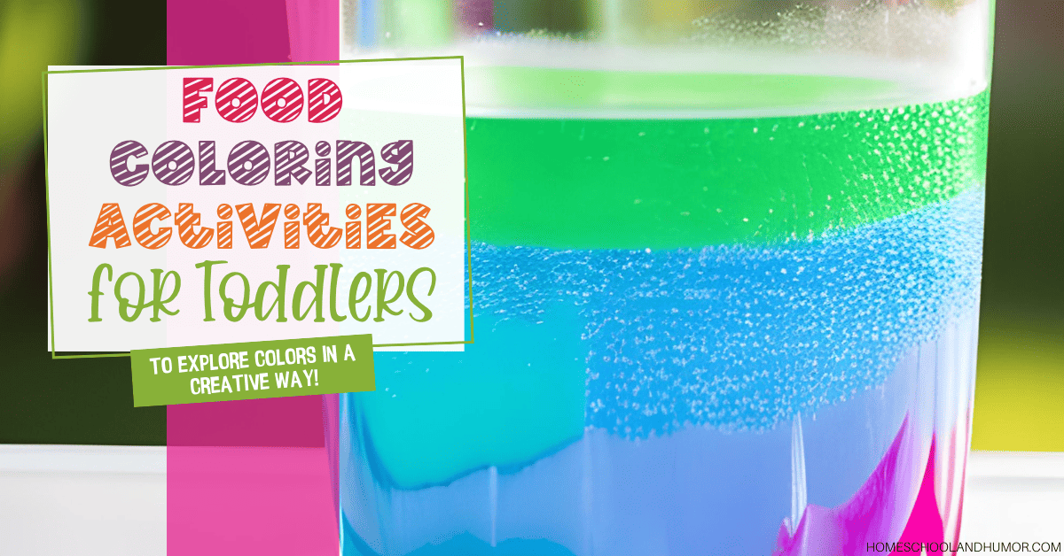 food coloring activities for kindergarten