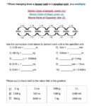 Extension Metric Conversions Worksheet Practice With Answer Key