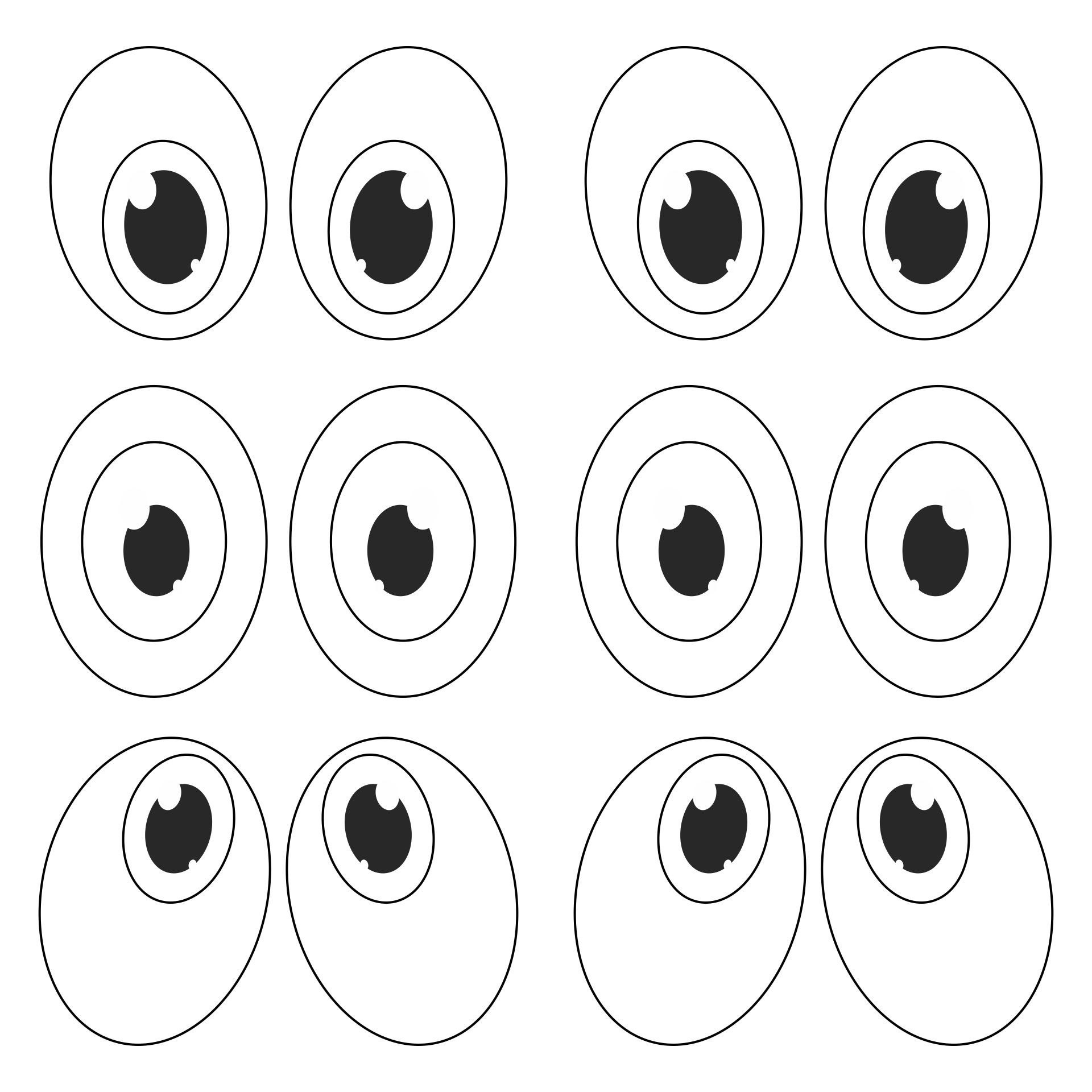 Eyes 10 Free PDF Printables Printablee
