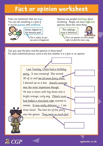 Fact Or Opinion Worksheet For 1st 2nd Grade Lesson Planet 