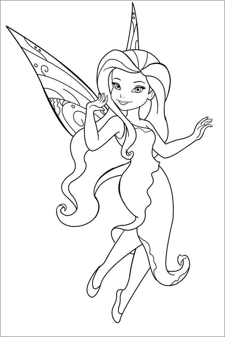 Fairy Coloring Page