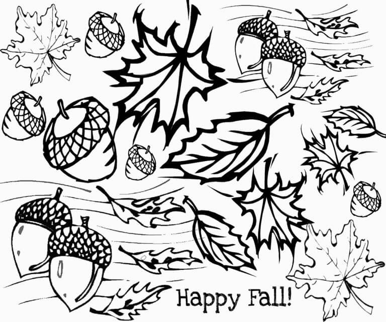 Fall Coloring Pages Printable Coloring Pages FREE