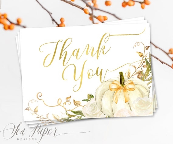 free printable fall thank you cards