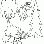 Fall Tree Printable Coloring Home