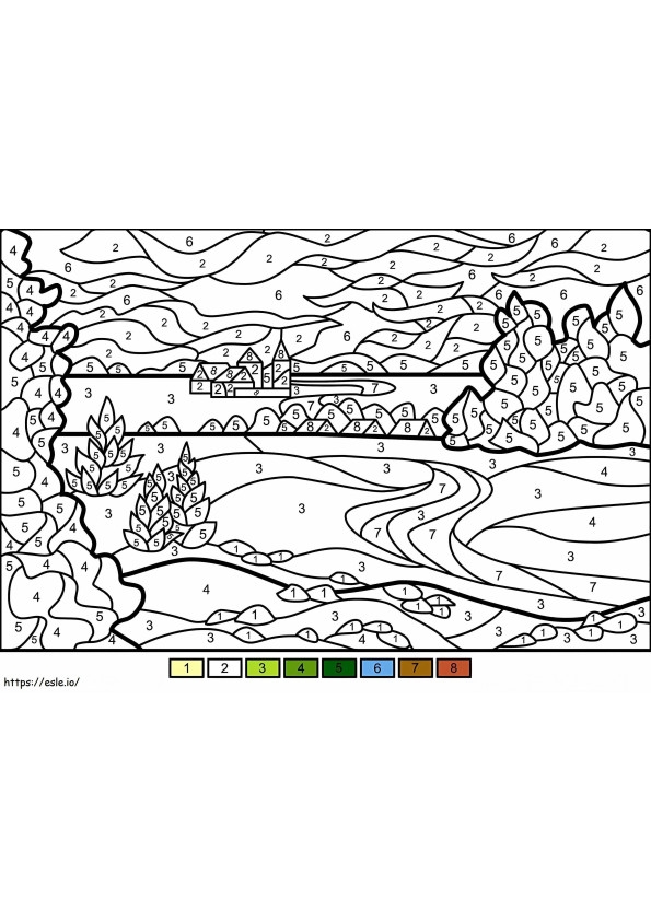 fall tree printable coloring pages