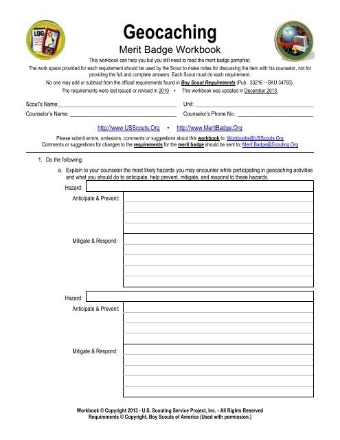 Family Life Merit Badge Family Life Merit Badge Workbook This