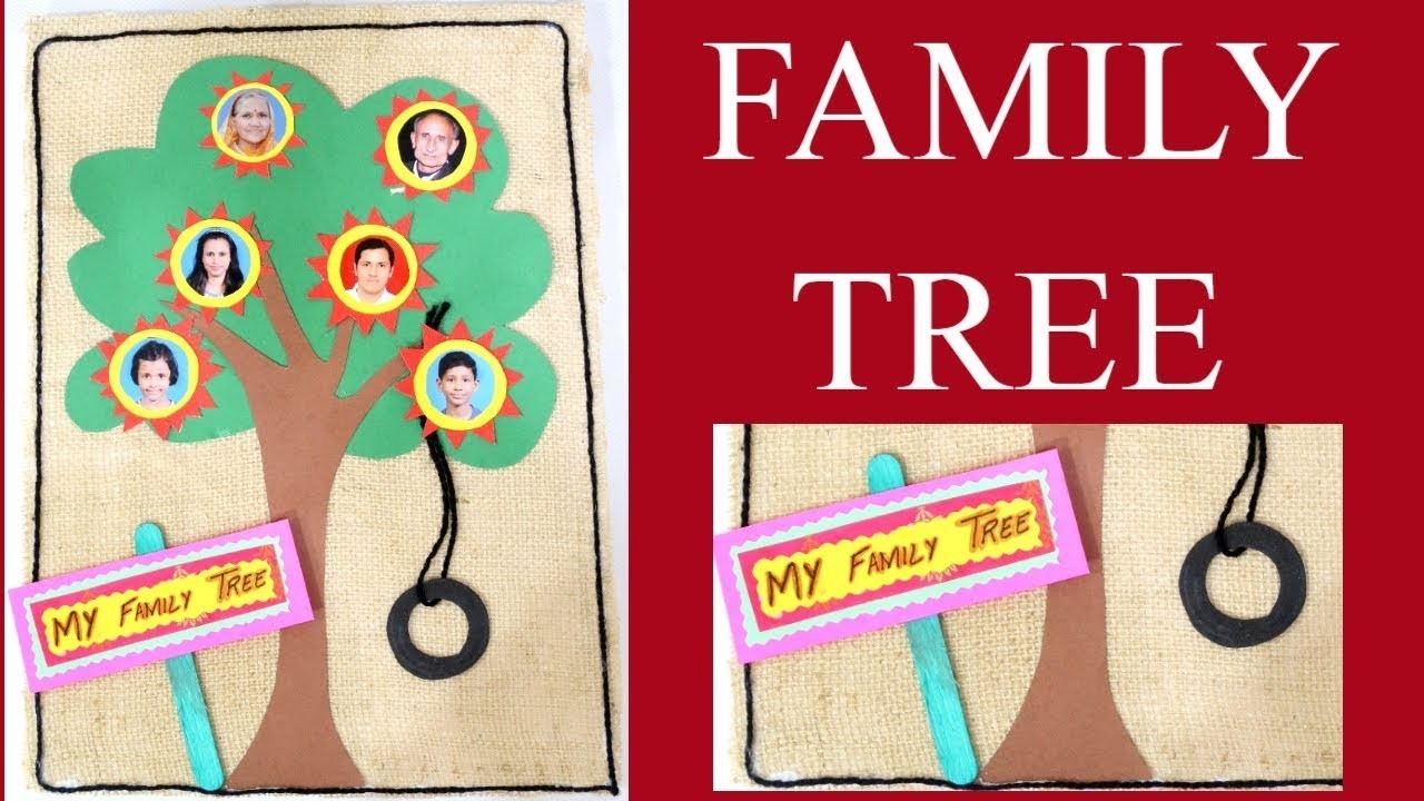 FAMILY TREE FAMILY TREE FOR KIDS PROJECT HOW TO MAKE FAMILY TREE 