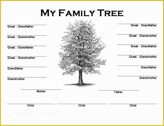Family Tree Maker Templates Free Download Of Create Family Tree Line