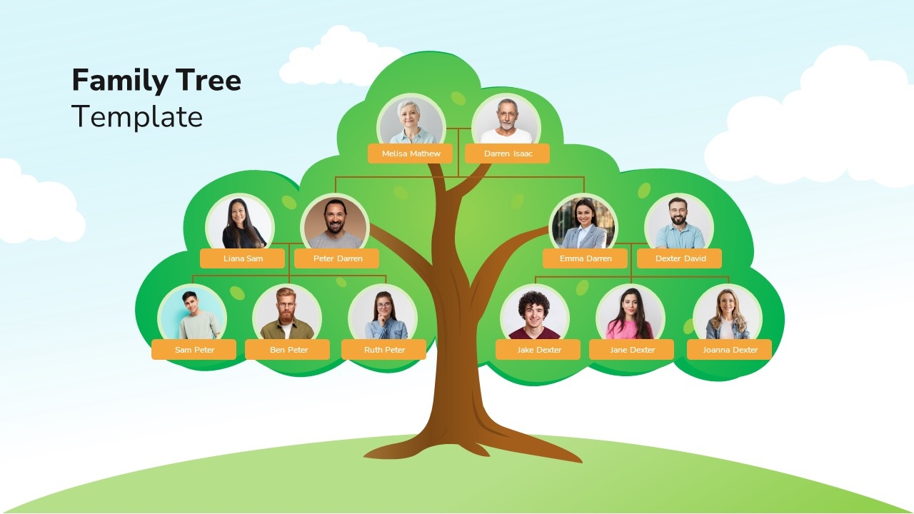 Family Tree Powerpoint Template