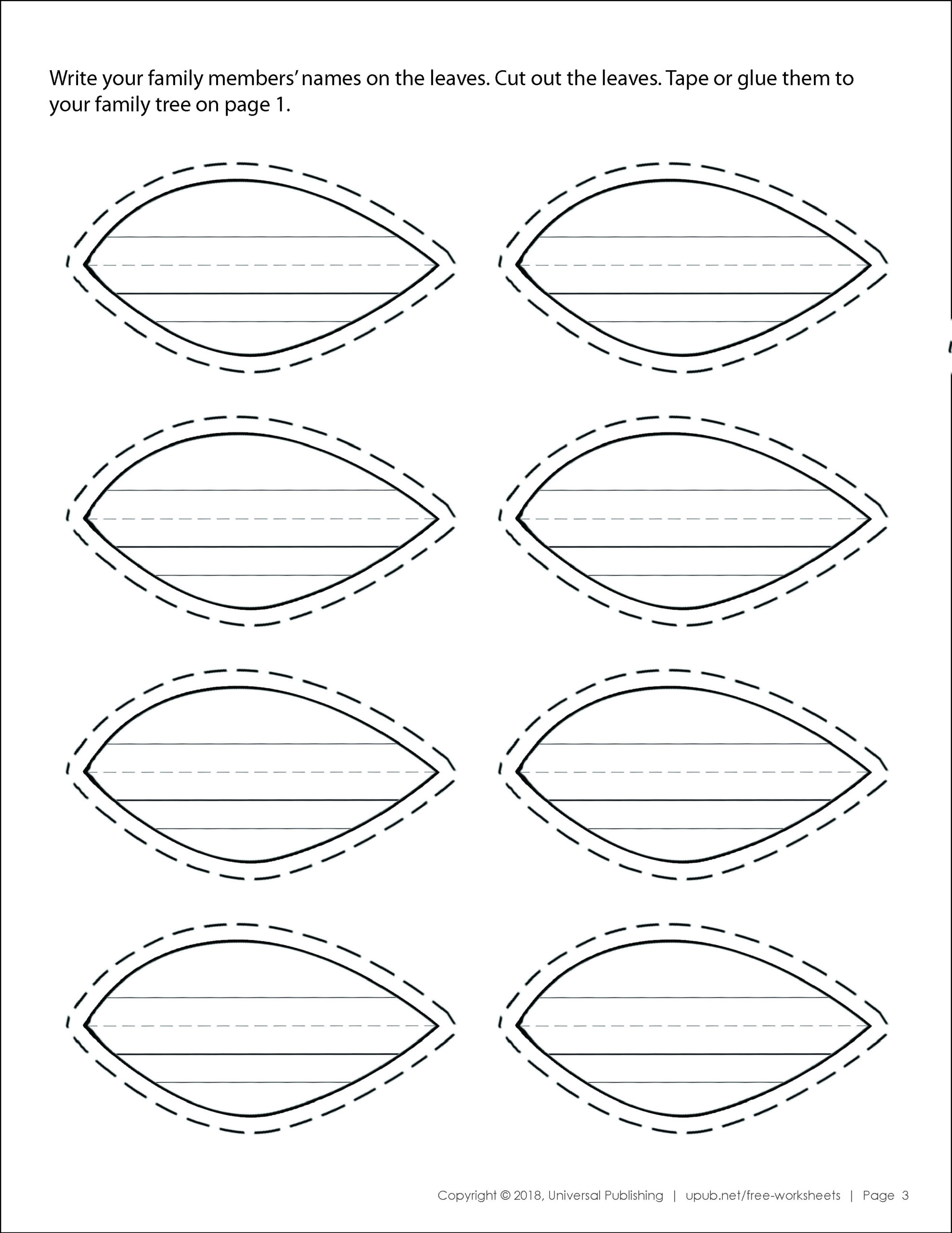 Family Tree Printable Leaves Printable Leaves