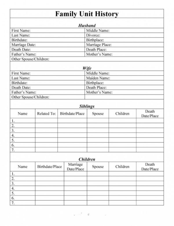 tree research template