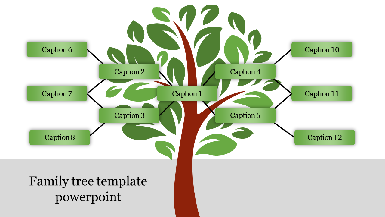 Family Tree Template PowerPoint Google Slides Presentation 