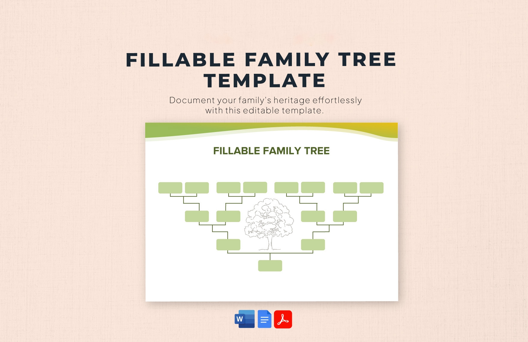 Family Tree Templates In Word FREE Download Template