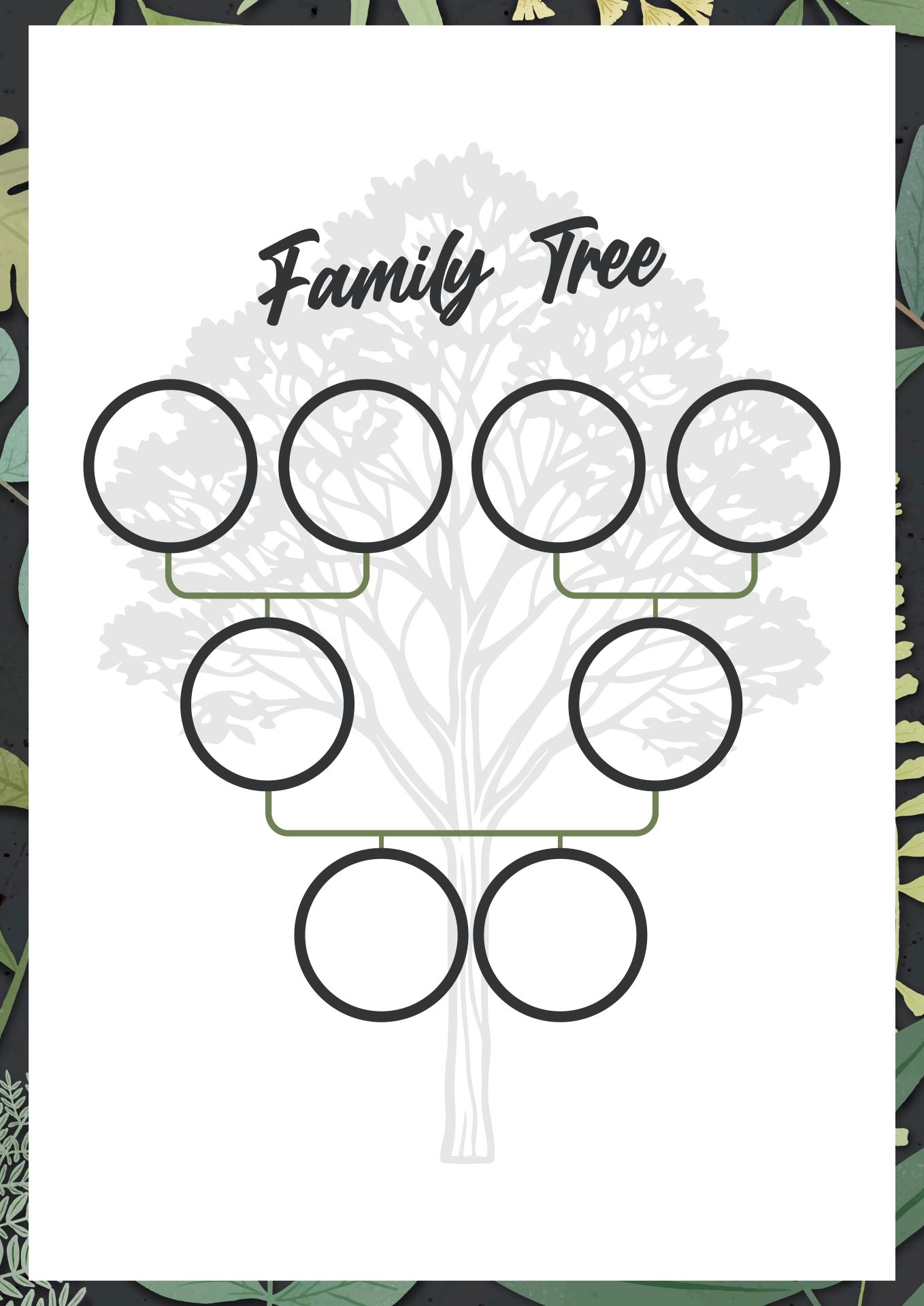 printable family tree worksheet pdf