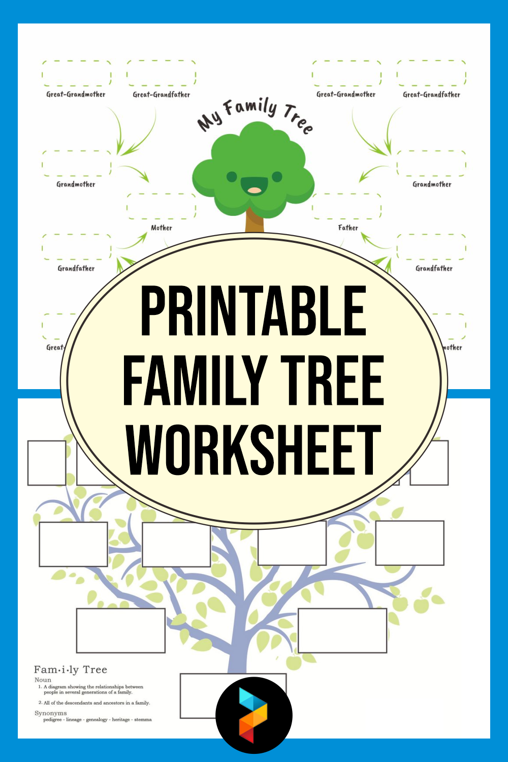 Family Tree Worksheet 10 Free PDF Printables Printablee Family 