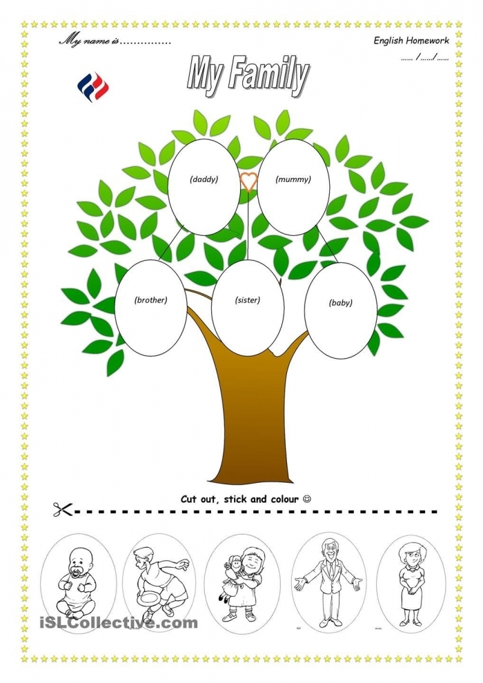 free printable family tree worksheet for kids