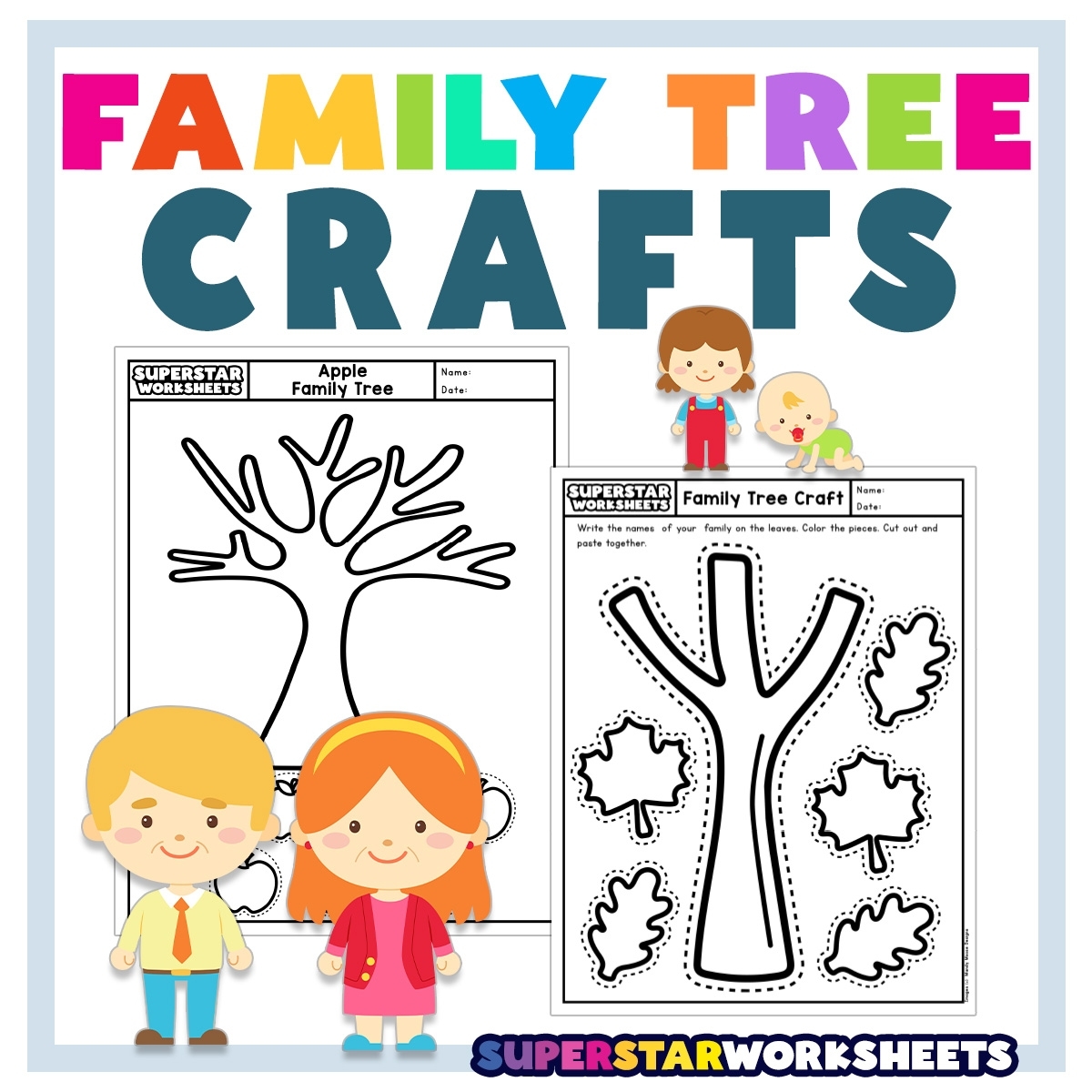 Family Tree Worksheets Kindergarten Kindergarten Worksheets