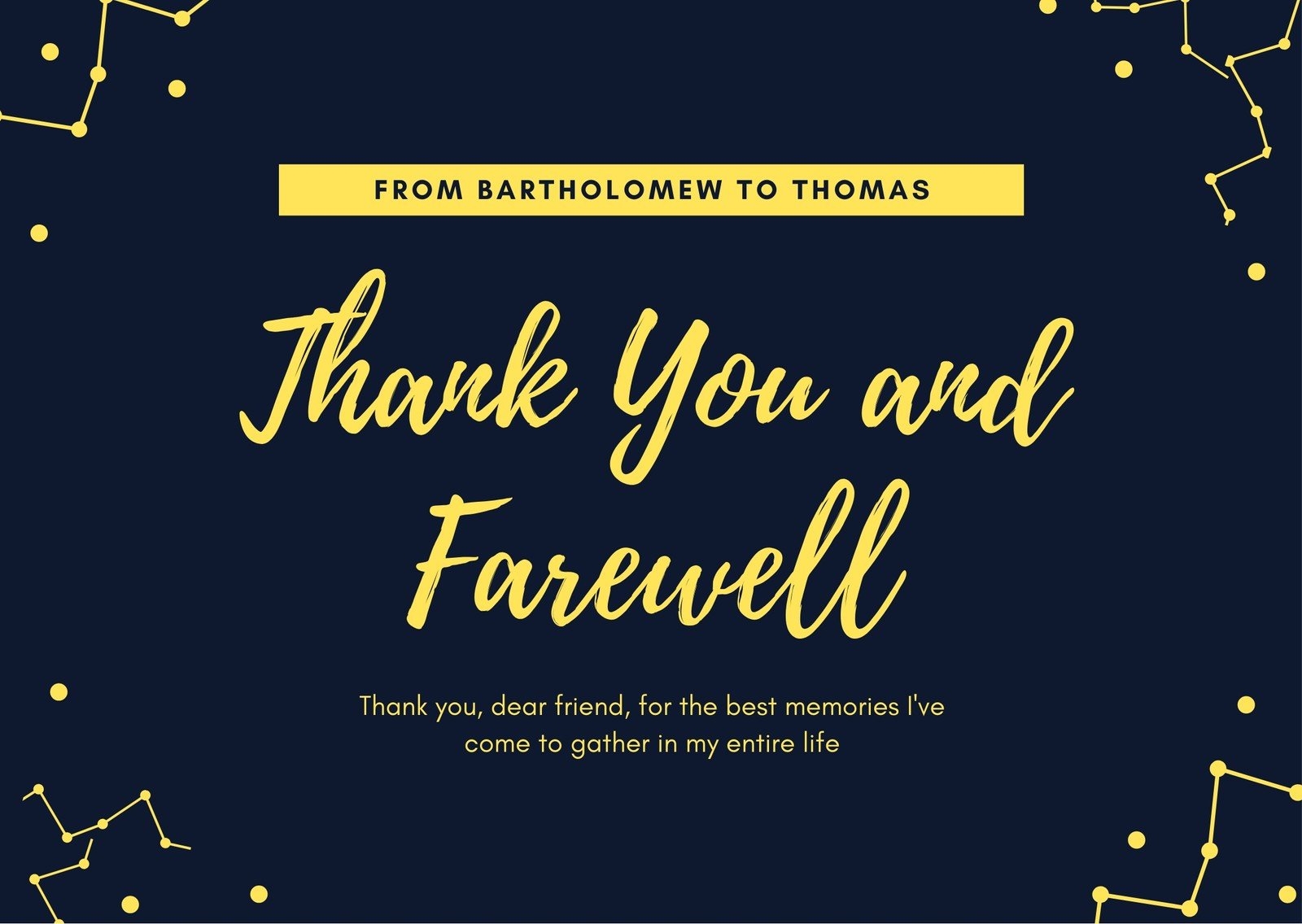 Farewell Card Template Word Cardtemplate my id