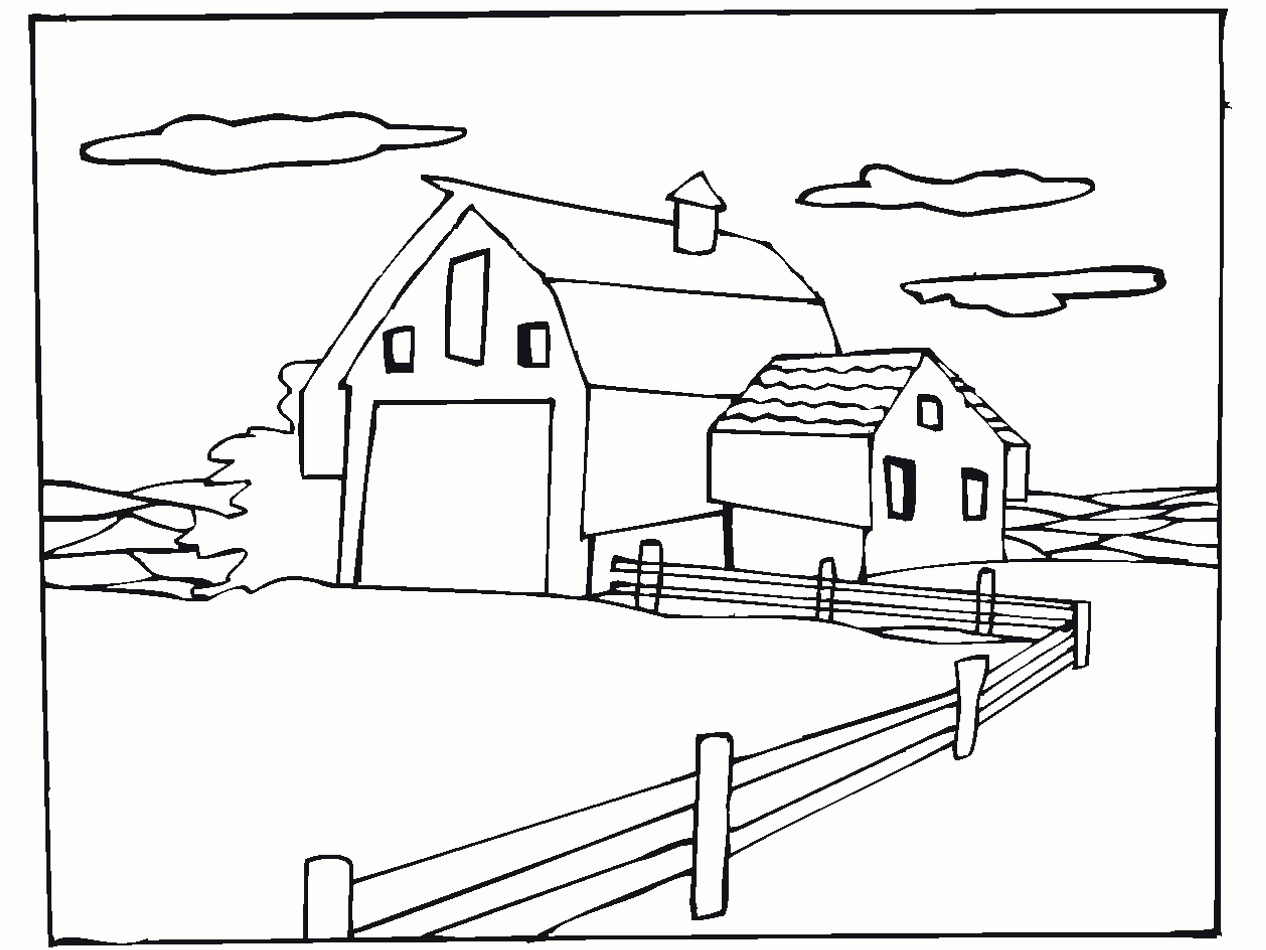 Farm Coloring Pages