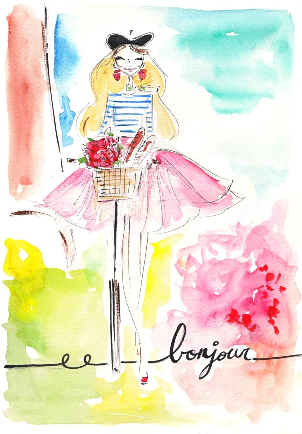 fashion illustration print
