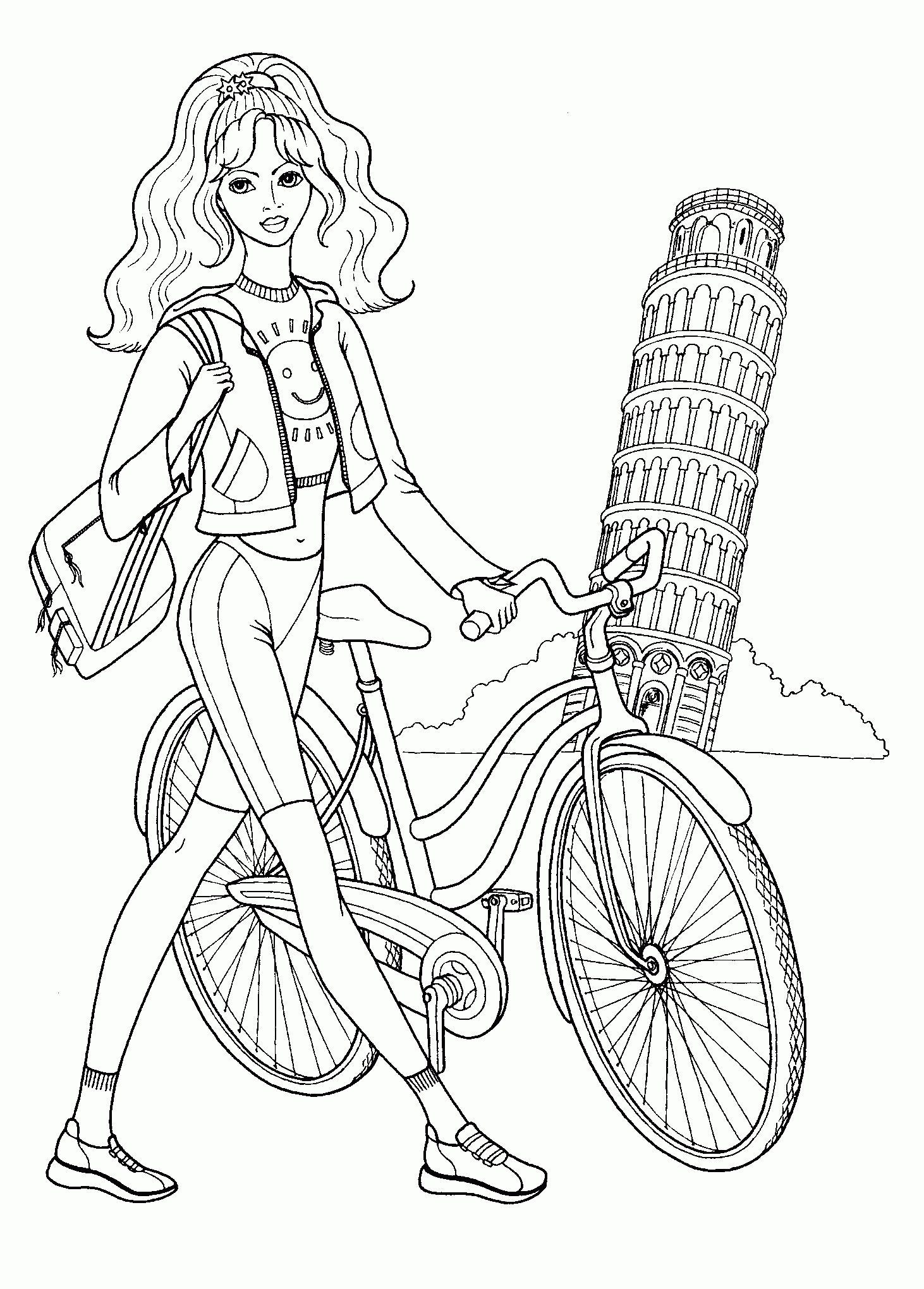 Fashion Coloring Pages For Girls Printable Coloring Home