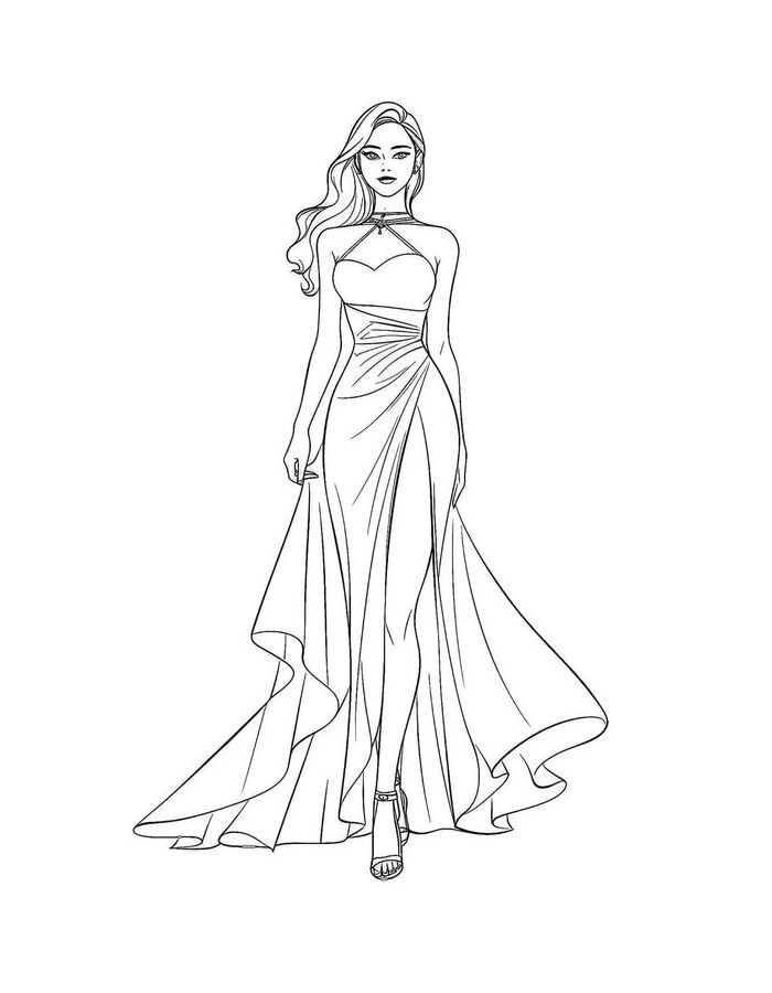 fashion coloring pages pdf