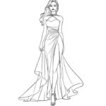 Fashion Coloring Pages Free Printable PDF