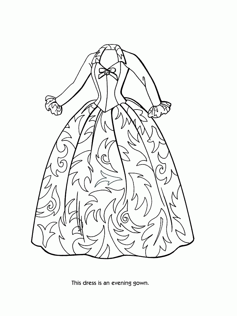 Fashion Coloring Pages Printable Coloring Home