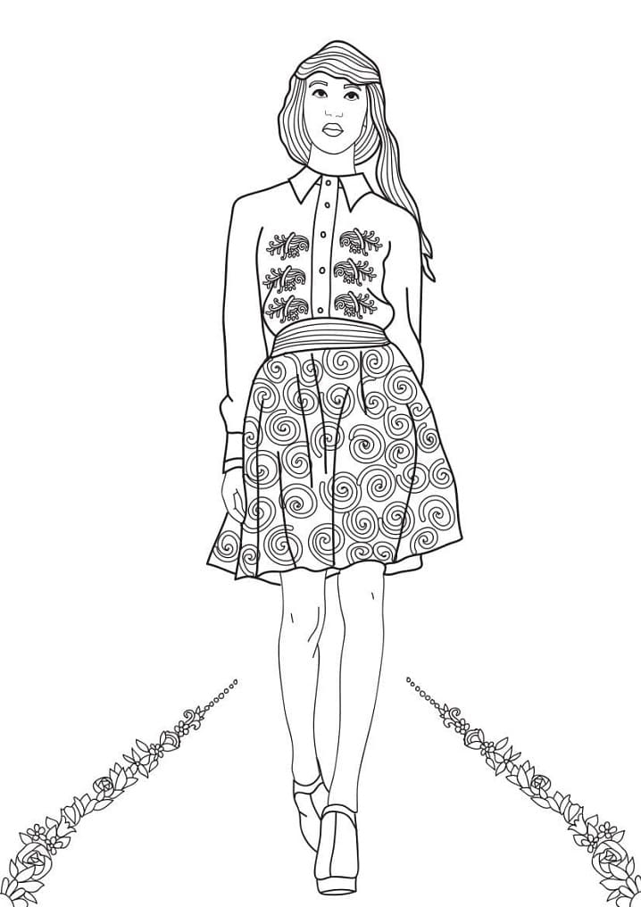 Fashion Coloring Pages Updated 2023 Eduaspirant