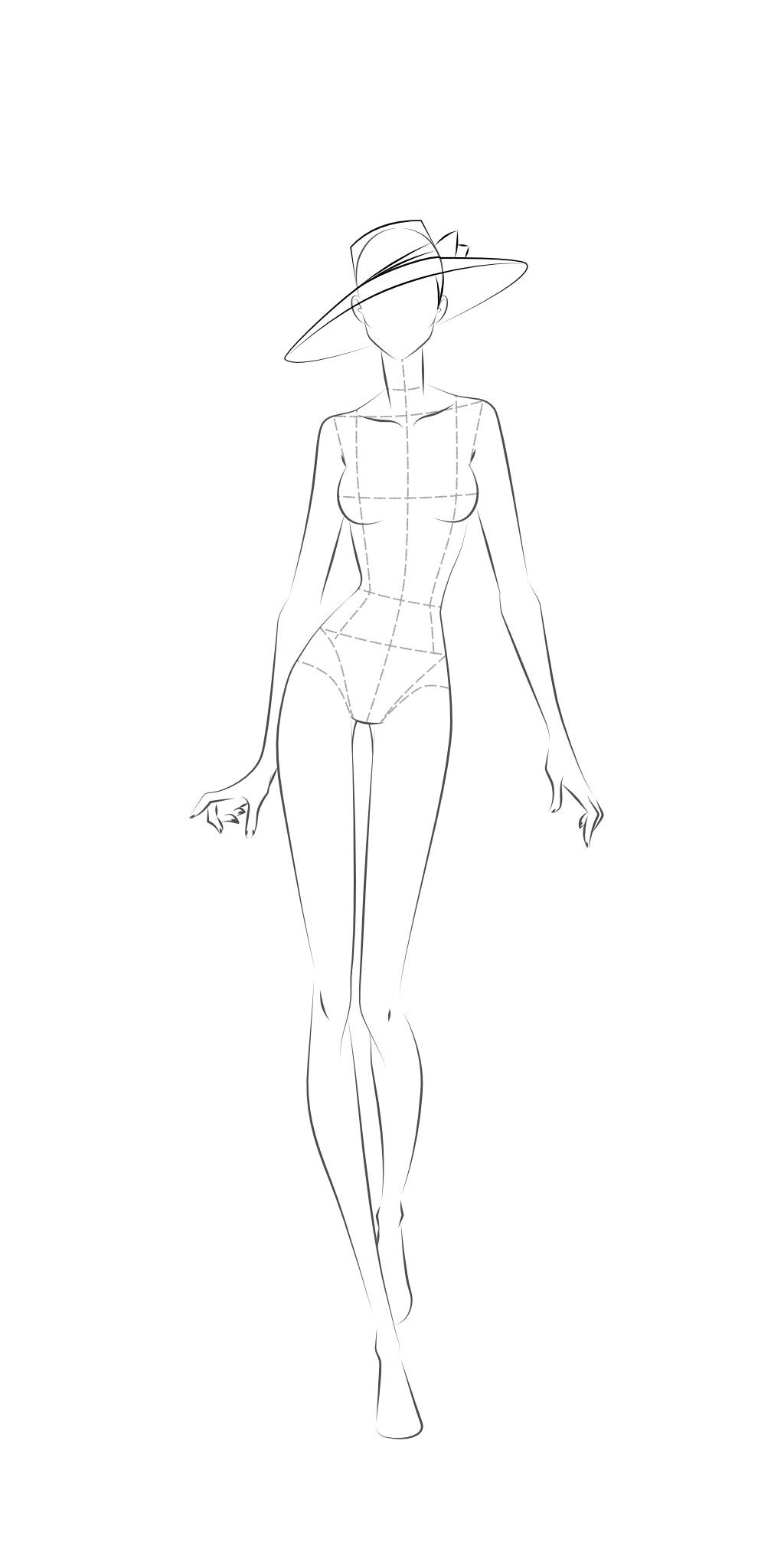 Fashion Croquis Drawing Croquis Poses Fashion Figure Drawing Fashion 