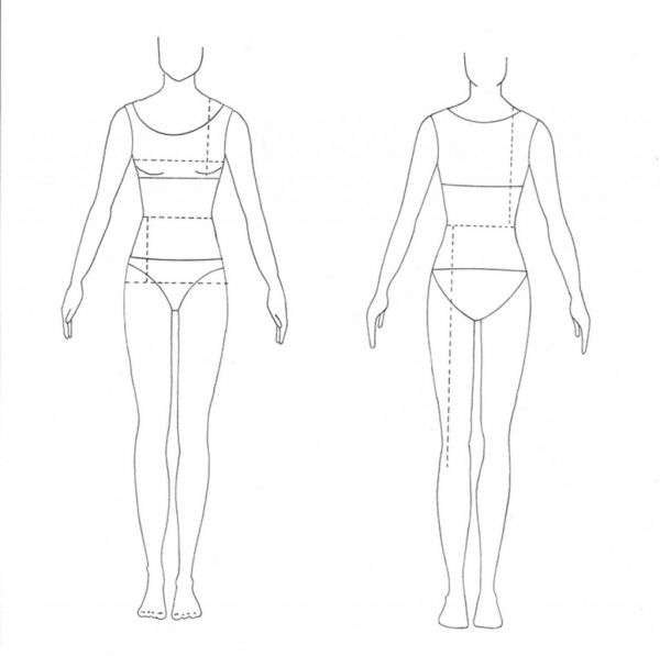 Fashion Design Body Templates
