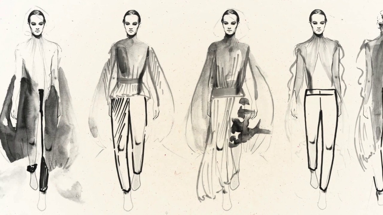 fashion model template printables