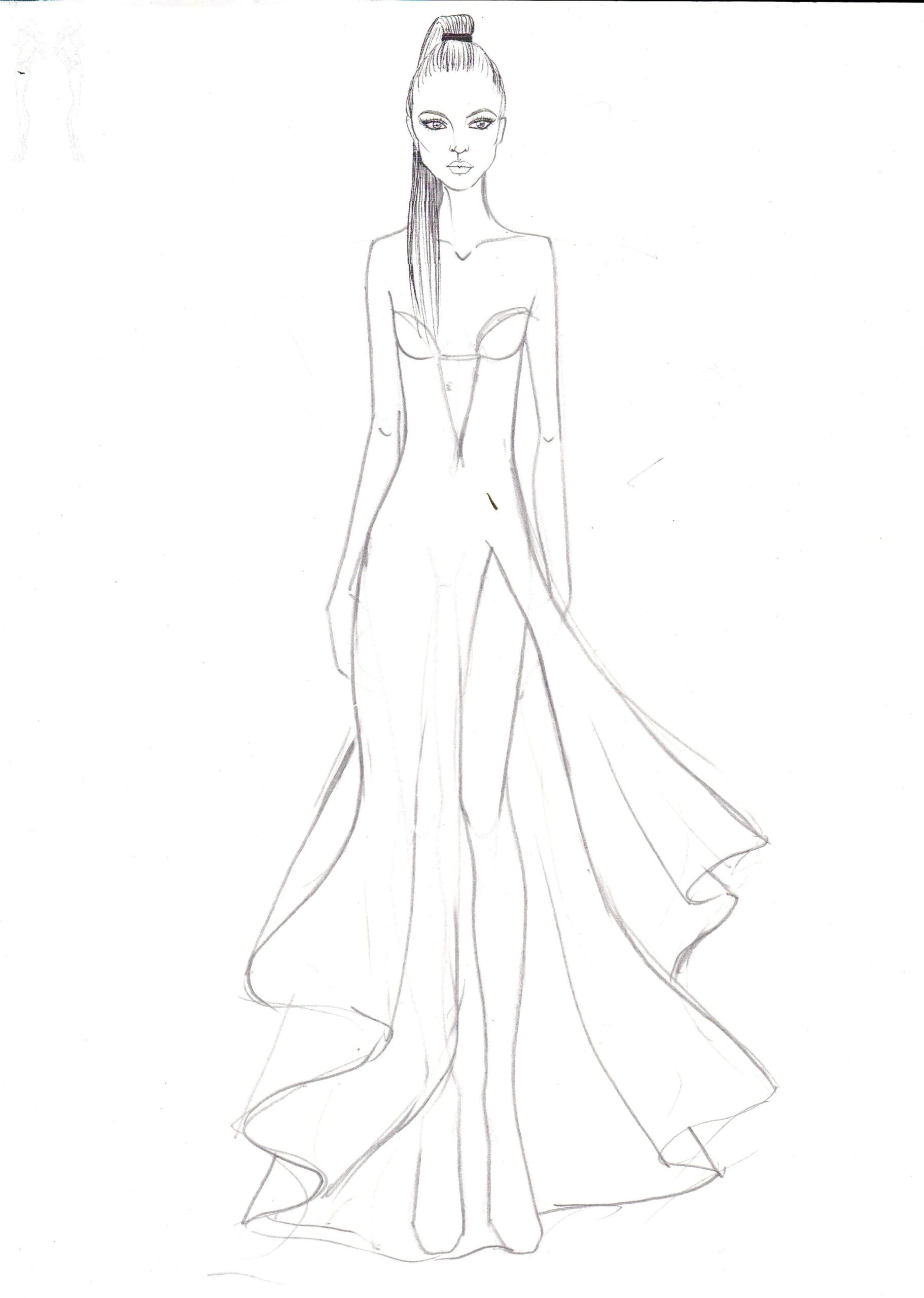 printable fashion design model templates