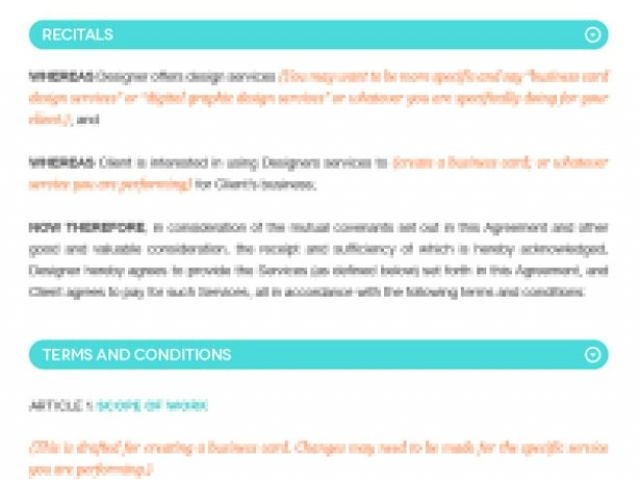Fashion Designer Contract Template Fashion Designer Contract Template 