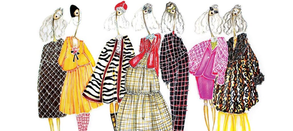 Fashion Illustration Drawings Canvas Art Prints ICanvas