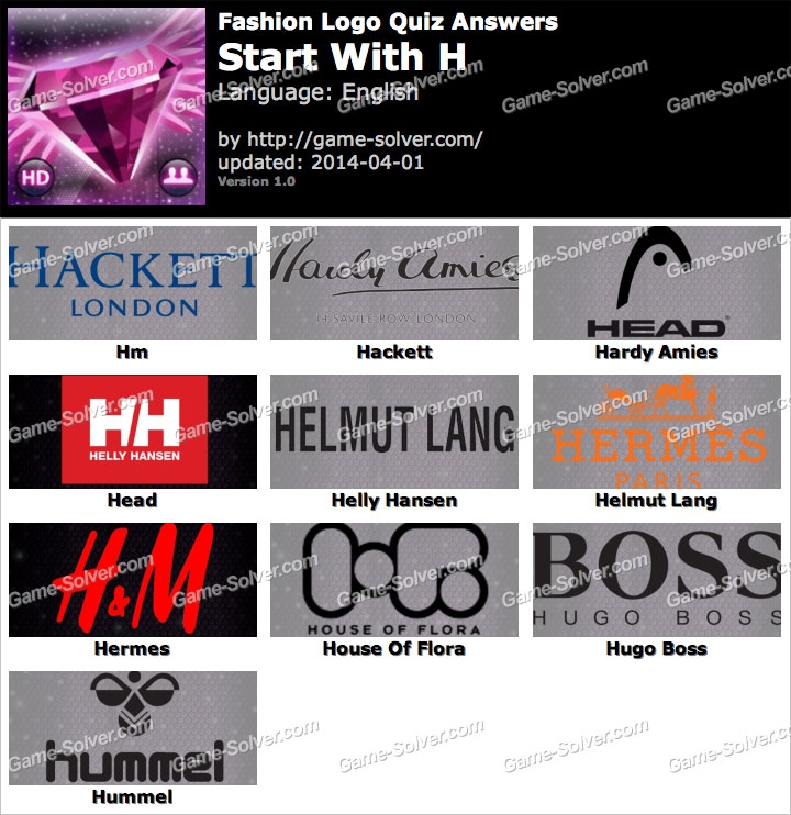 fashion logo quiz printable