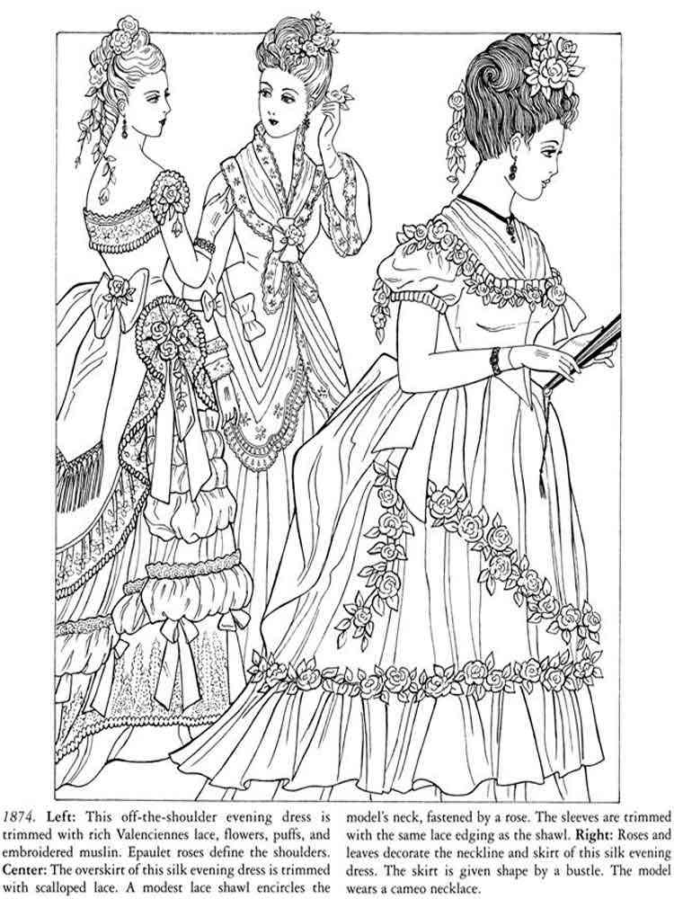 fashion model printable