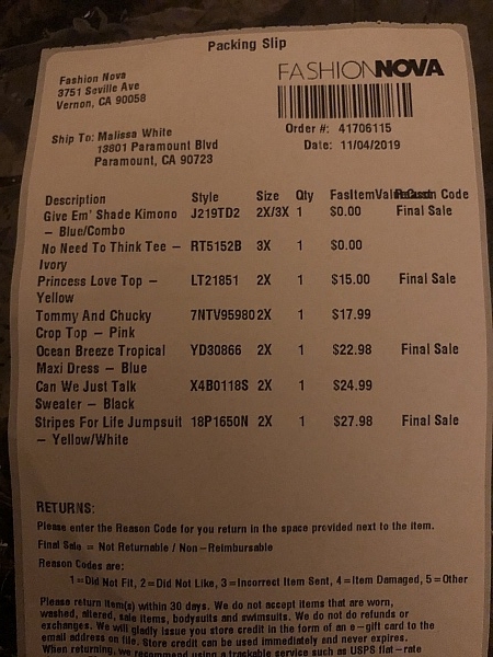 Fashion Nova Return Shipping Label Knowledgeklop
