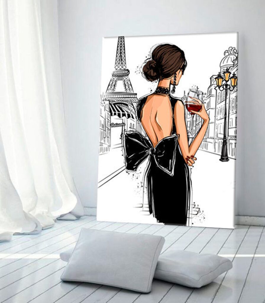 Fashion Print Fashion Girl Art Fashion Wall Art Modern Wall Etsy