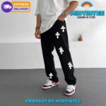 Fashion Print Jeans Midtintee