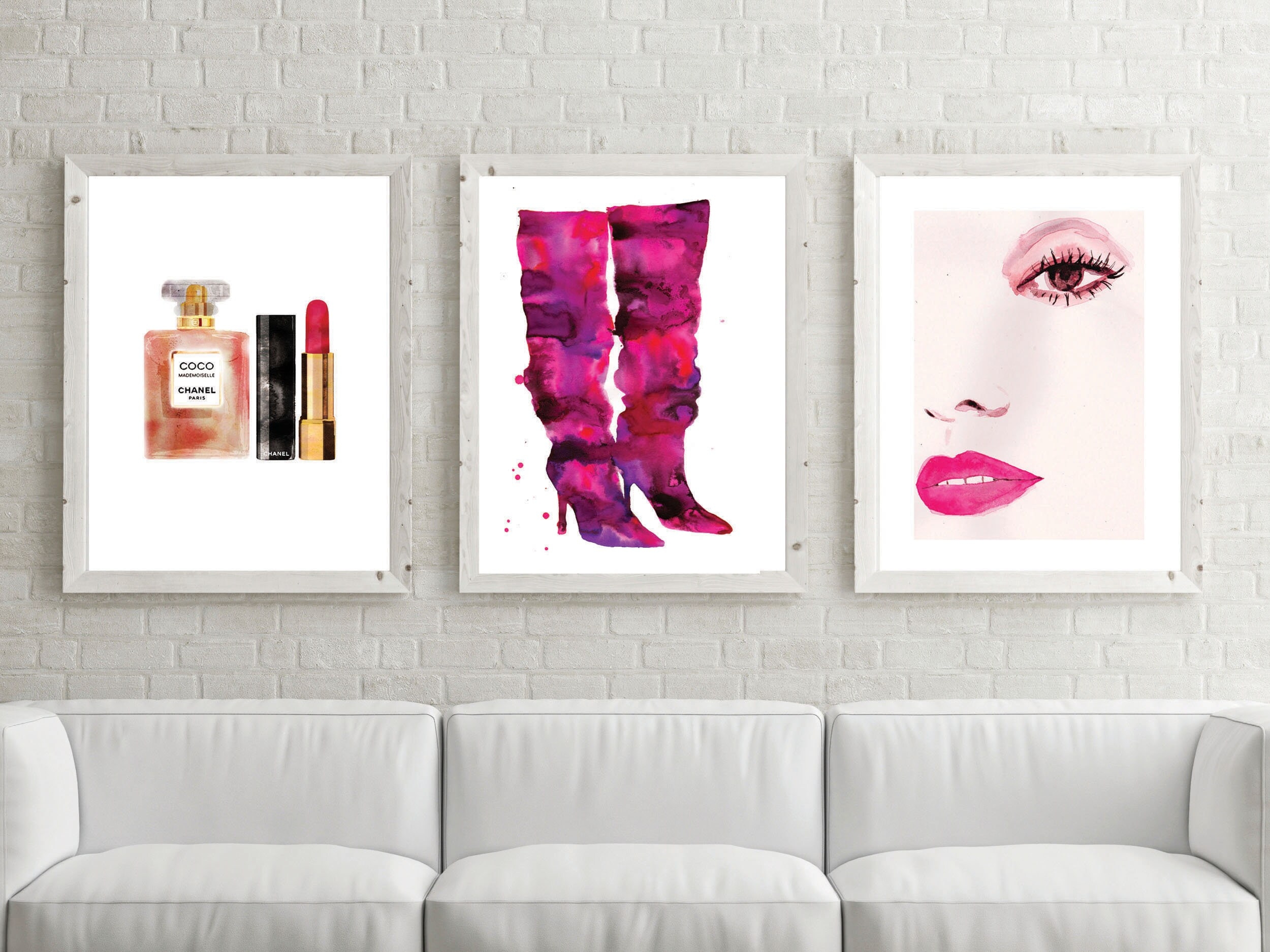 Fashion Wall Art Fashion Print Wall Art Fashion Etsy