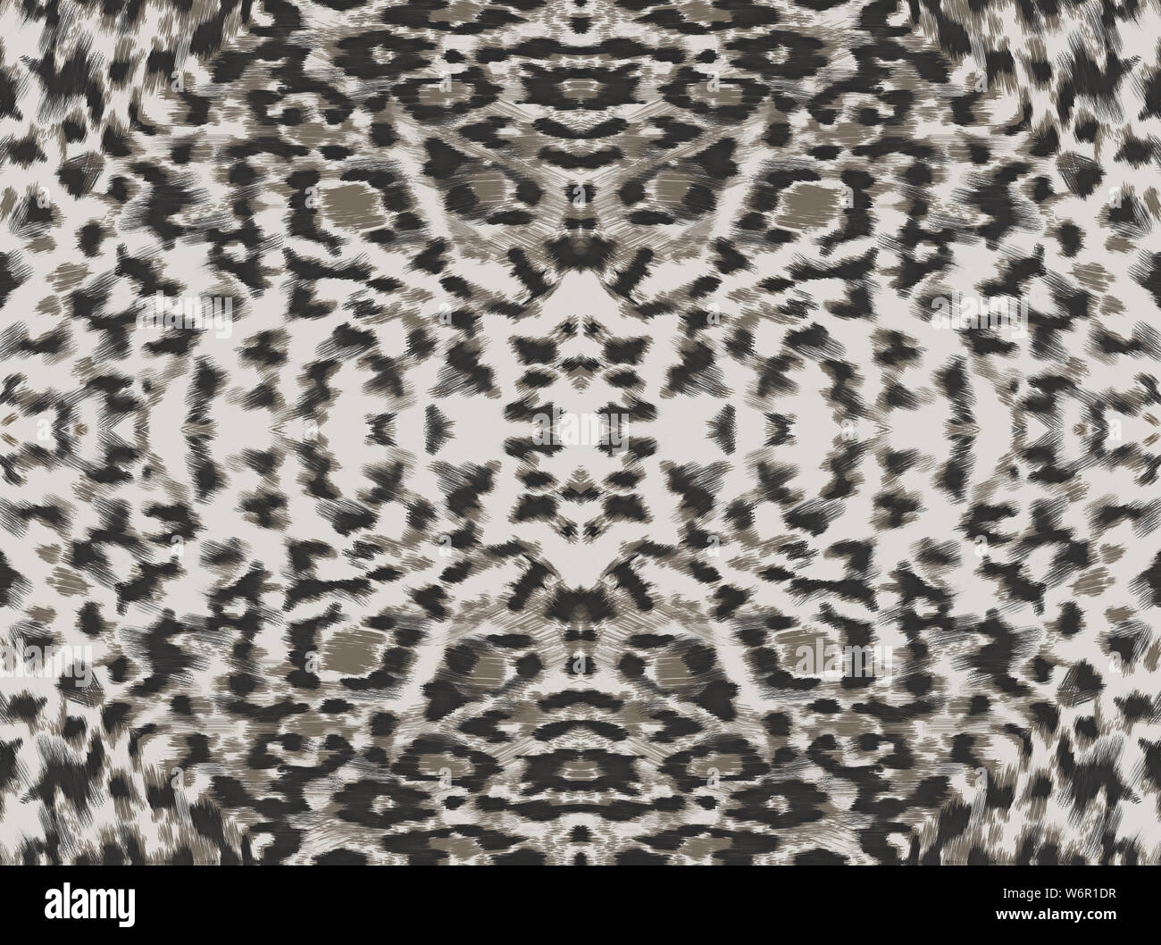 Fashionable Animal Skin Seamless Pattern Stylized Spotted Animal Skin 